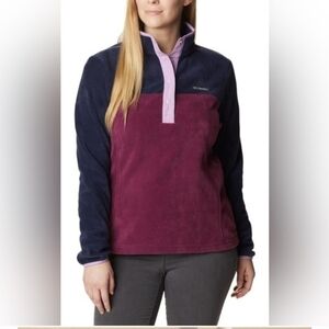 NWT Columbia Benton Springs half-snap fleece pullover